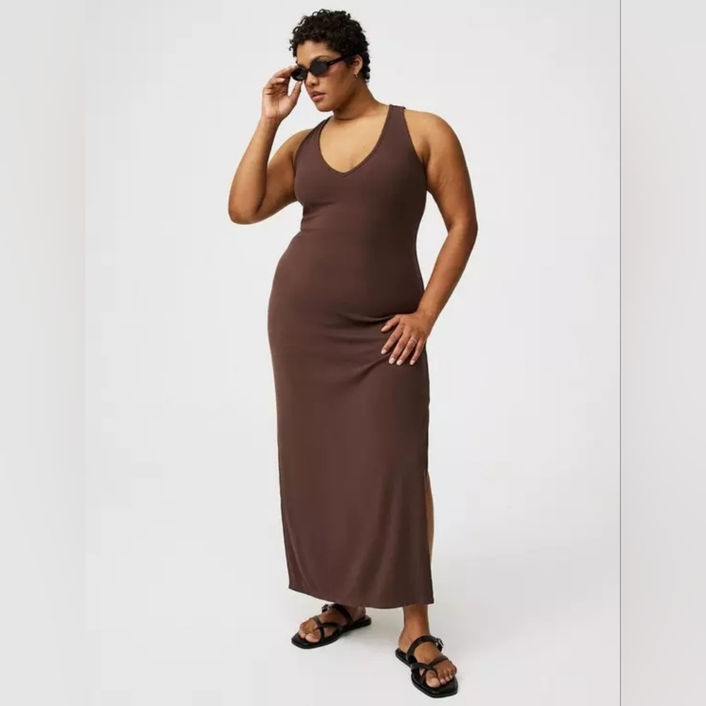 Torrid Side Slit Column Maxi Dress